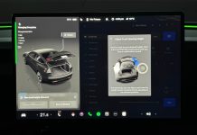 Tesla Smart Trunk Height UI