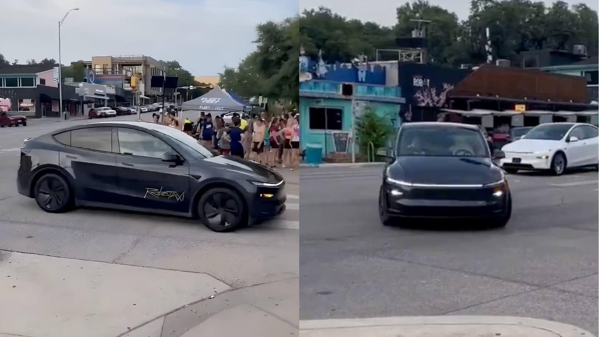 Driverless Tesla Model Y Robotaxi