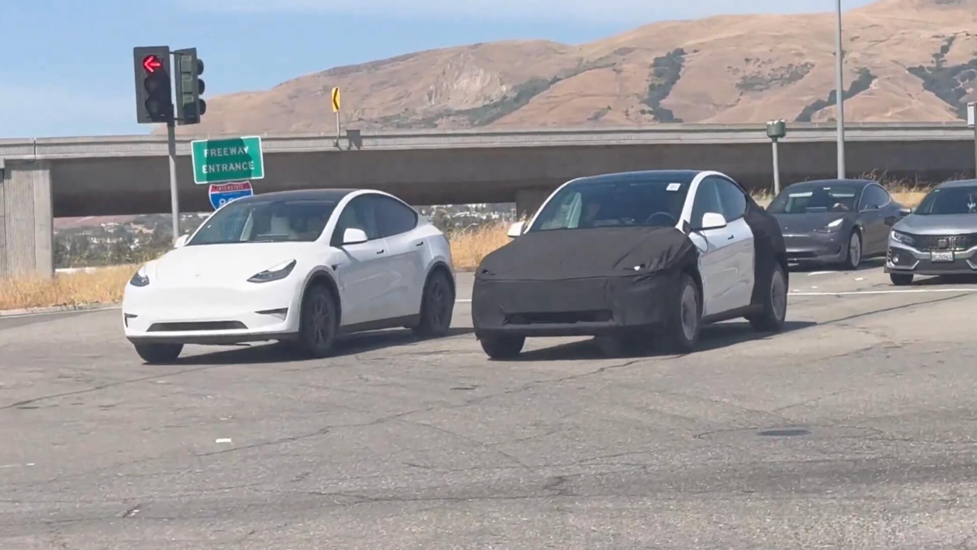 Mysterious Tesla Prototype Spotted Near Fremont
