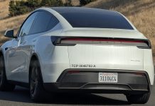 Model Y Robotaxi Seen Testing in California