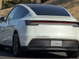 Model Y Robotaxi Seen Testing in California