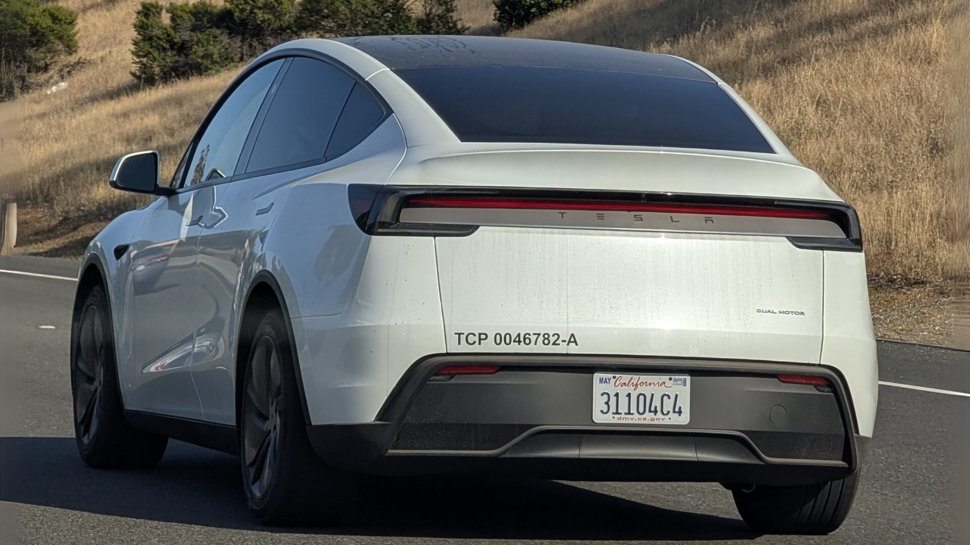 Model Y Robotaxi Seen Testing in California