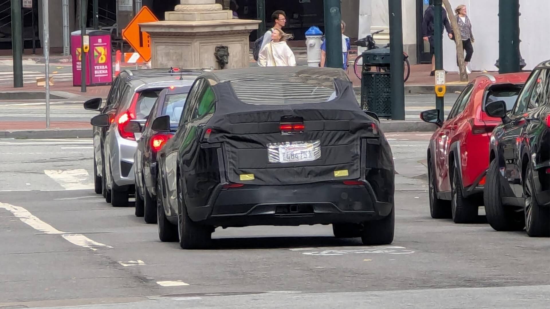 Covered Model Y Spotted in San Francisco