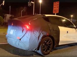 First Sighting of Model Y L Testing in China