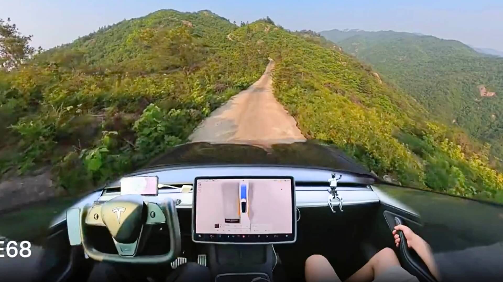 Tesla FSD China Mountain Top Testing