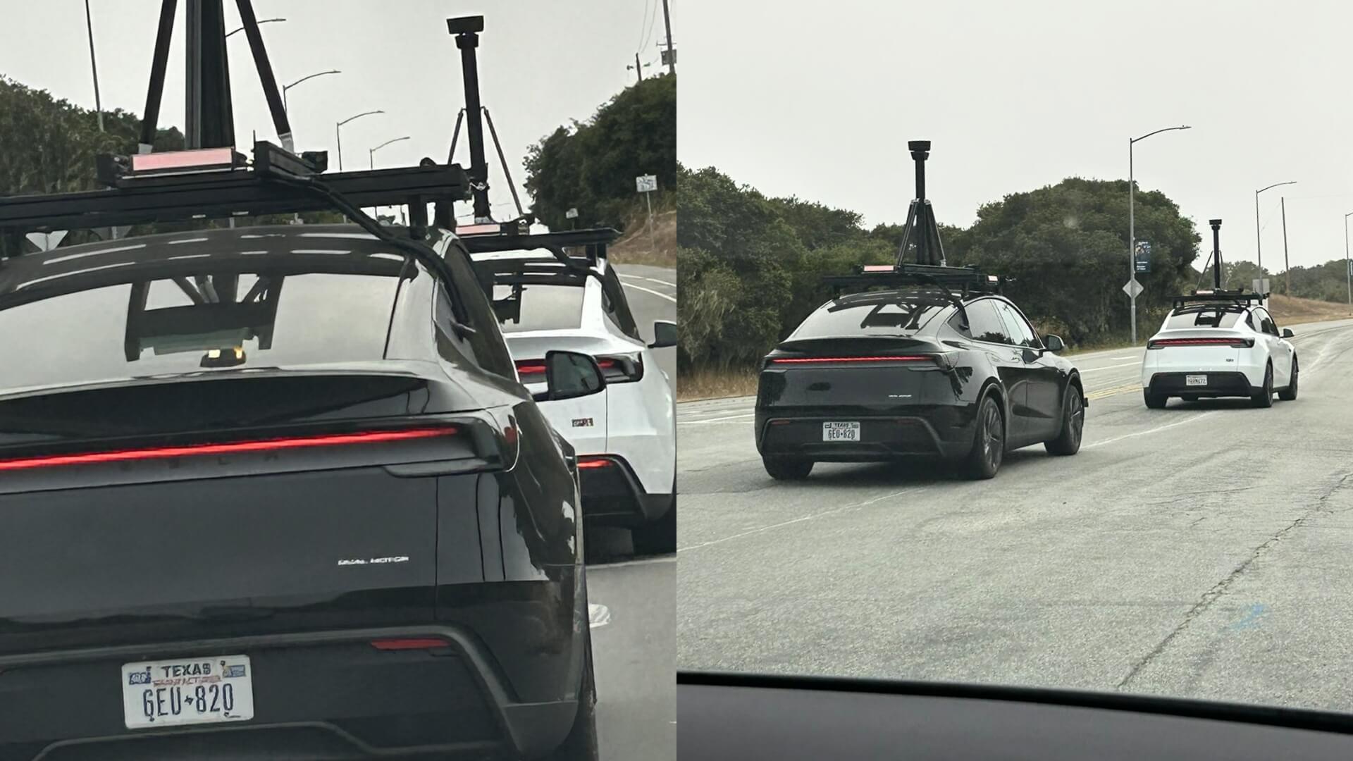 Tesla Robotaxi Seen Testing Near Monterey California