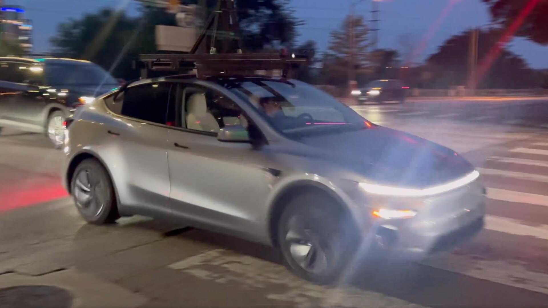 Tesla Sends Fleet Through Downtown Austin