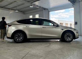 Tesla Adds Vehicle to Load Feature to Model Y L with Latest 2025.32.300 Update Model Y Fully Uncovered