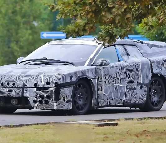 Ferrari’s First EV Appears in Spy Shots With Distinctive Breadvan Styling Ferrari’s First EV