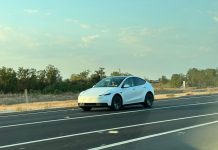 New Tesla Model Y Standard Spotted Near Giga Texas With Updated Design New Tesla Model Y Standard