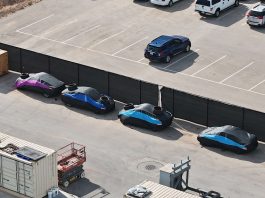 Four Tesla Prototypes Likely CyberCabs Seen at Giga Texas as Production Nears
