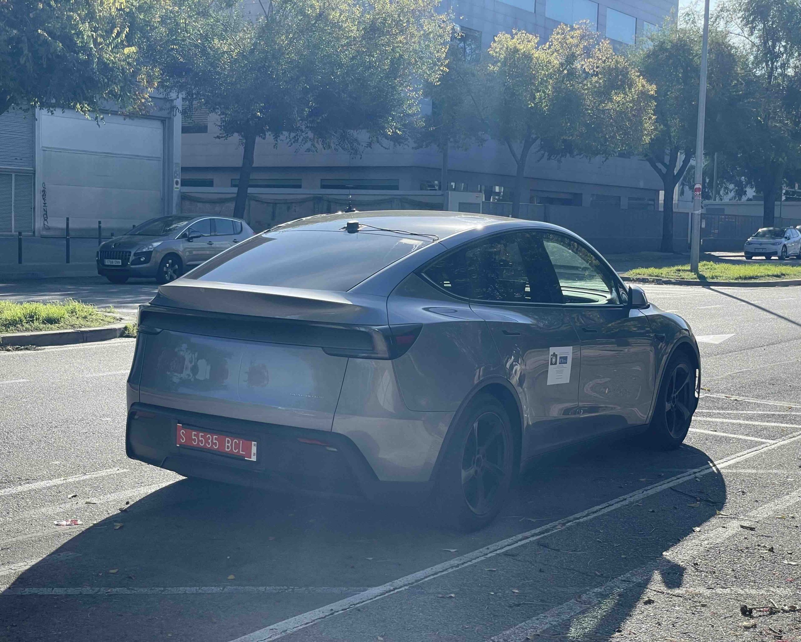 Tesla FSD Test Vehicle Spotted in Barcelona
