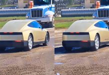 Tesla Cybercab Reappears at Giga Texas With Visible Exterior Changes CyberCab Prototype Spotted at Tesla Giga Texas