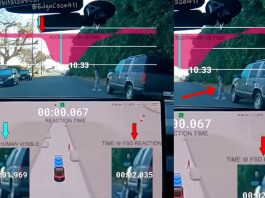 Tesla FSD v14.2.1 Reacts to Pedestrian 30x Faster Than a Human Saving a Life Tesla FSD v14.2.1 Reacts to Pedestrian 30x Faster Than a Human Saving