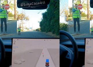 Tesla FSD v14.2.1 Responds to Hand Control Even When Stop Sign Conflicts Tesla FSD v14.2.1 Responds to Hand Control